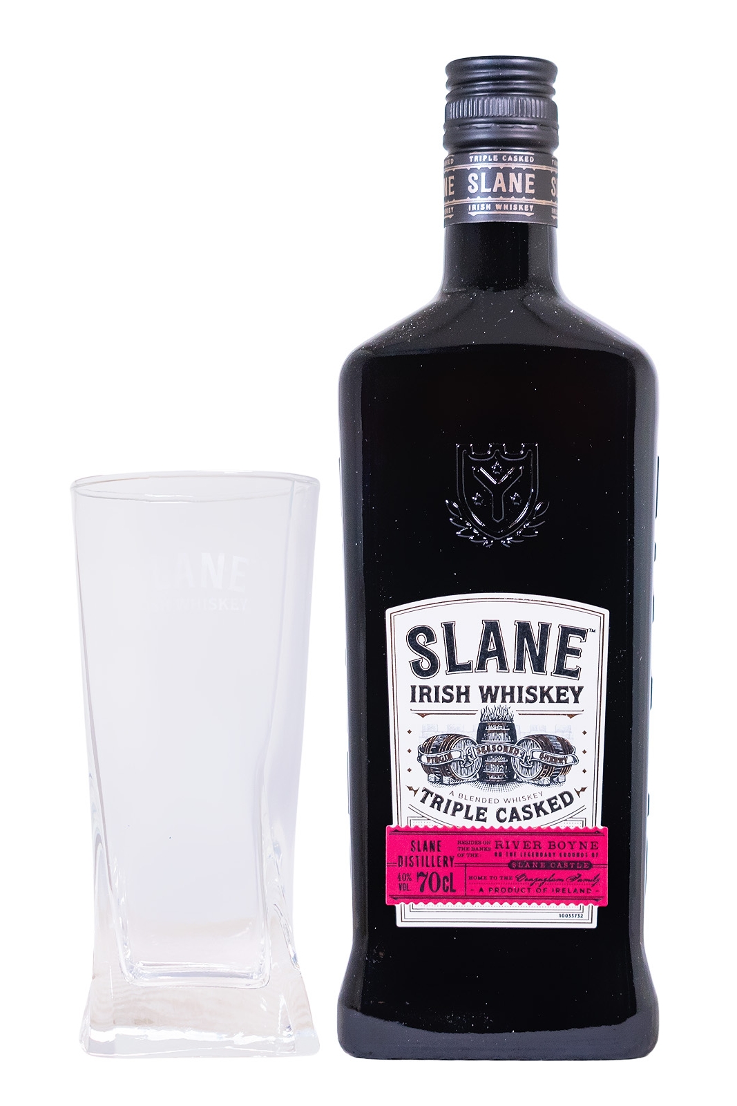 Slane Irish Whiskey mit Longdrinkglas - 0,7L 40% vol