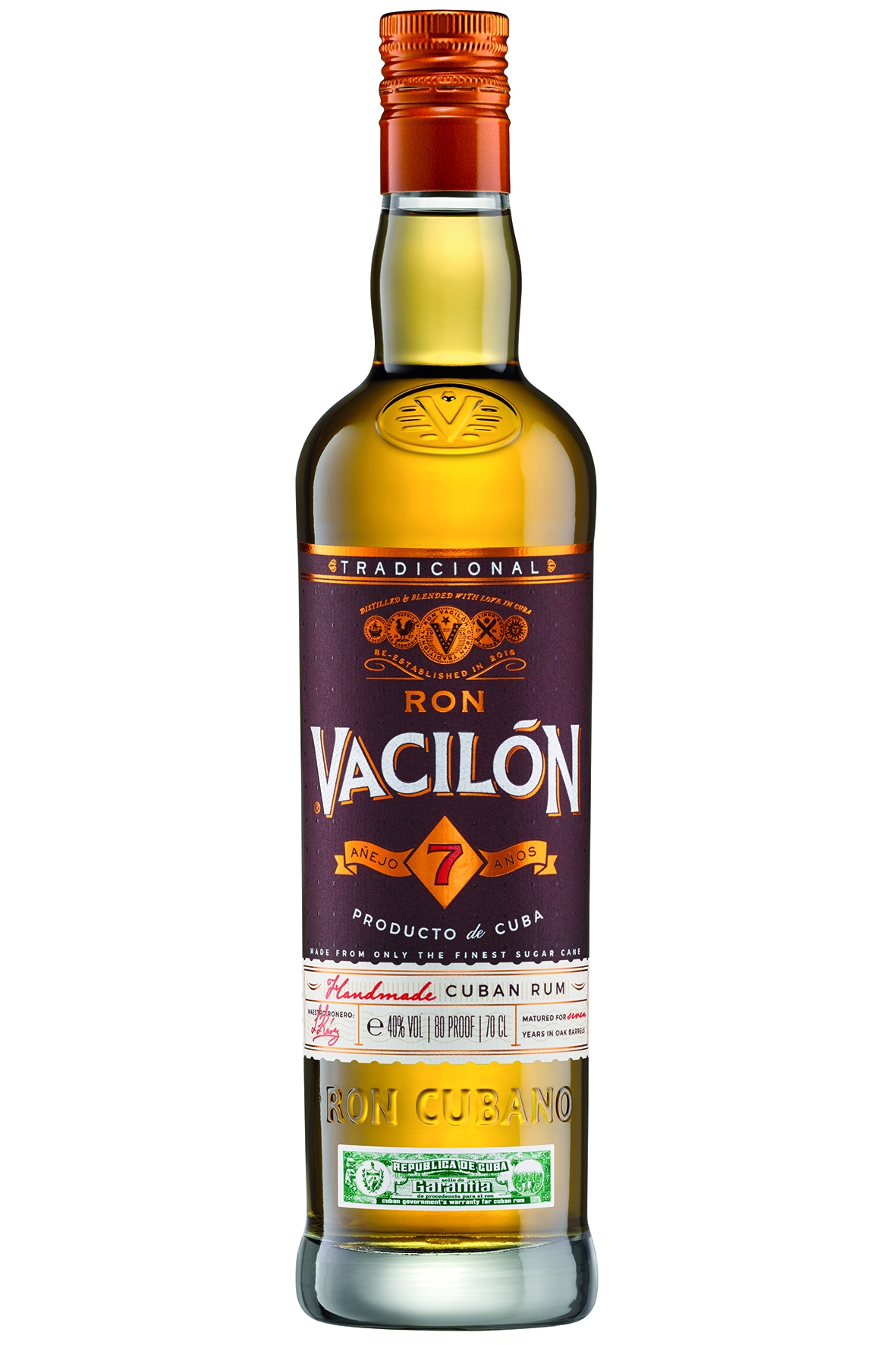 Vacilon Anejo 7 Jahre Rum - 0,7L 40% vol