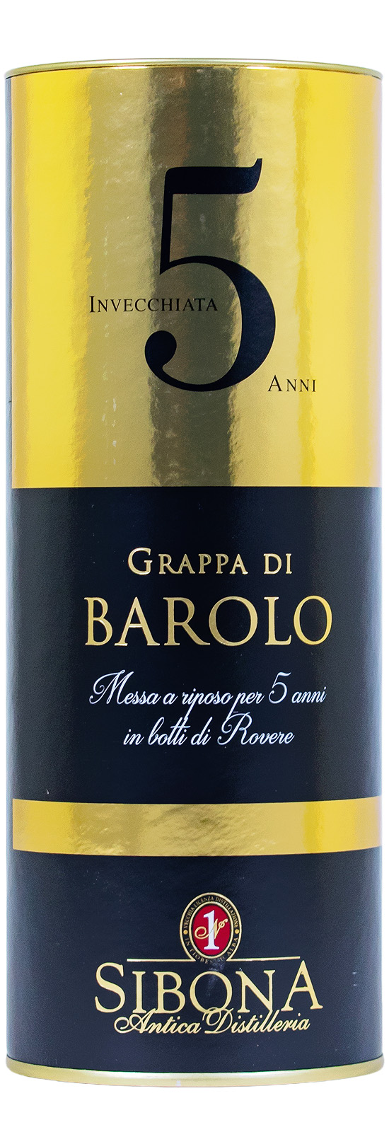 Sibona Grappa di Barolo Invecchiata 5 Jahre - 0,5L 44% vol