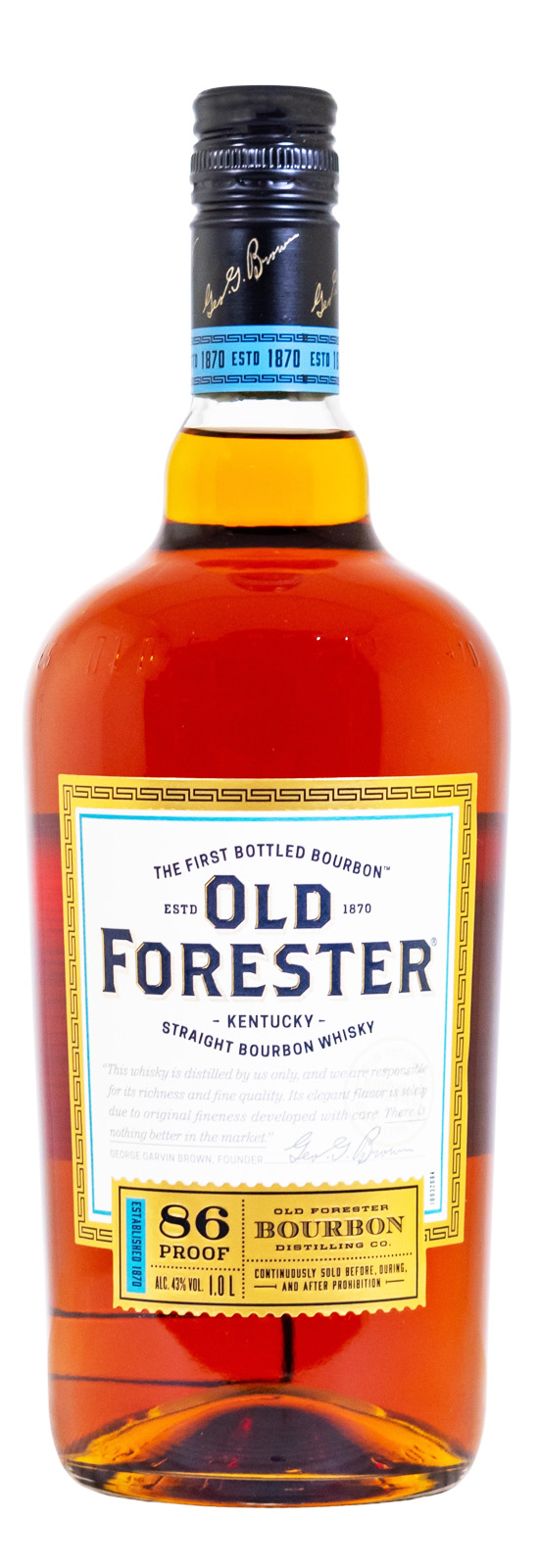 Old Forester Straight Bourbon Whisky - 1 Liter 43% vol