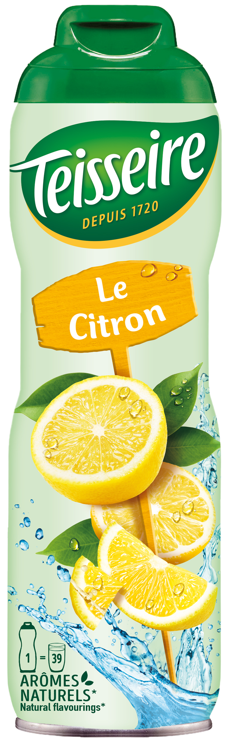 Teisseire Le Citron Zitrone Getränkesirup - 0,6L