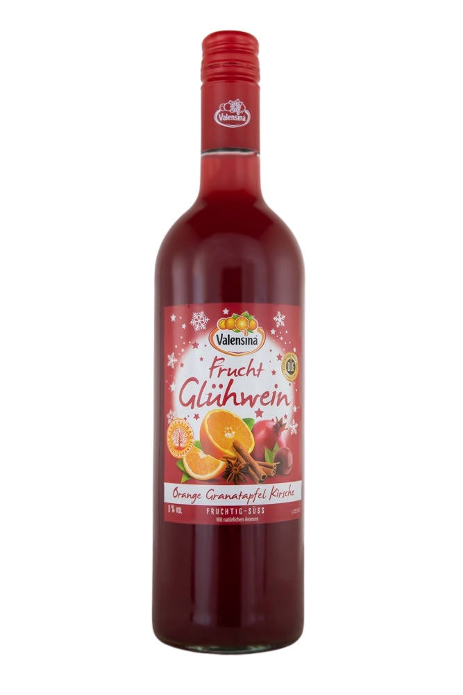 Valensina Orange-Granatapfel-Kirsche-Glühwein - 0,75L 8% vol