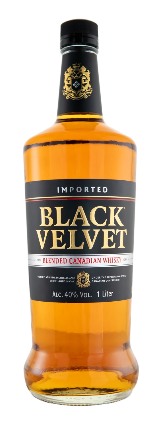 Black Velvet Blended Candian Whisky - 1 Liter 40% vol