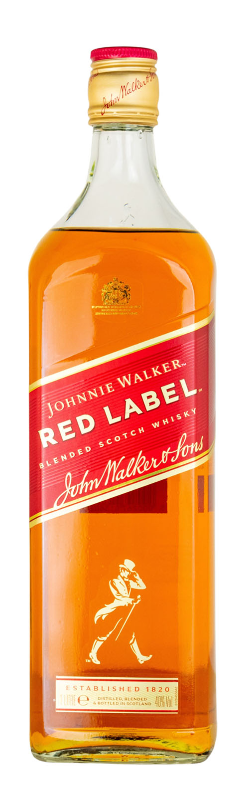 Johnnie Walker Whisky Red Label Scotch Whisky - 1 Liter 40% vol