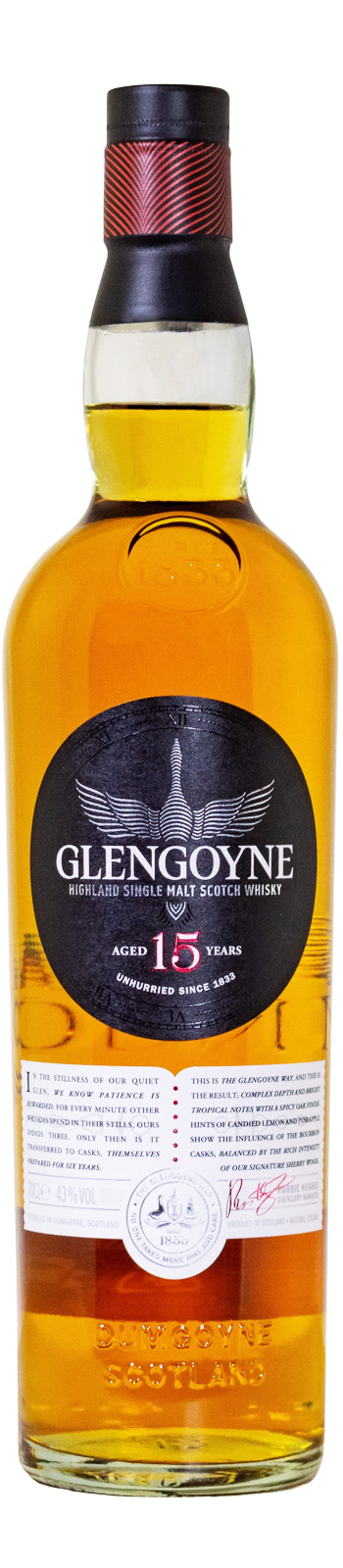 Glengoyne 15 Jahre Highland Single Malt Scotch Whisky - 0,7L 43% vol
