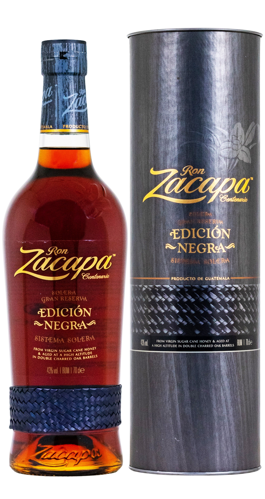 Ron Zacapa 23 Edicion Negra Sistema Solera Rum - 0,7L 43% vol