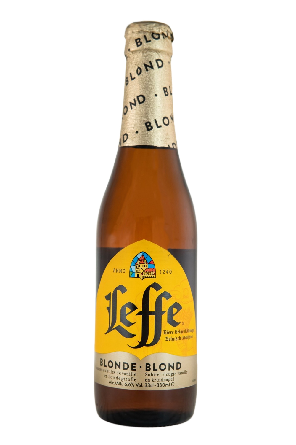 Leffe Blonde Bier - 0,33L 6,6% vol