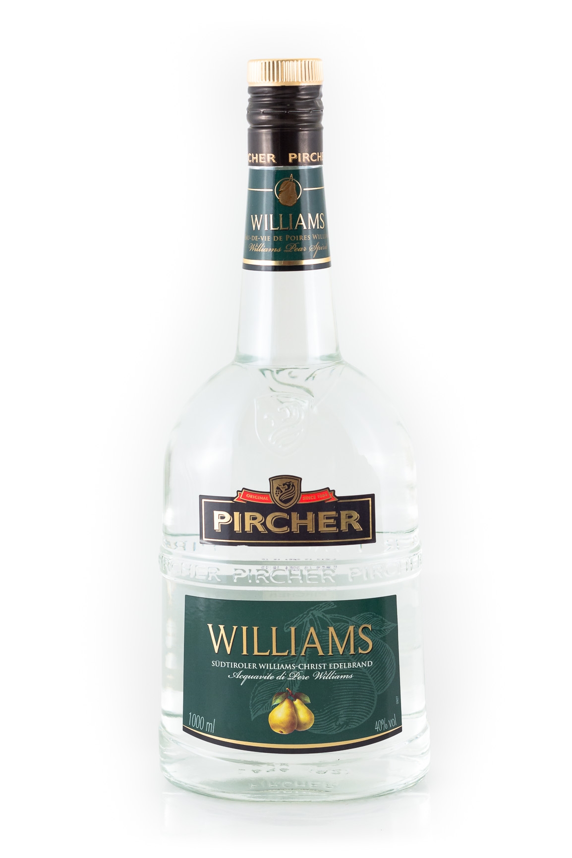 Pircher Williams Birnenbrand - 1 Liter 40% vol