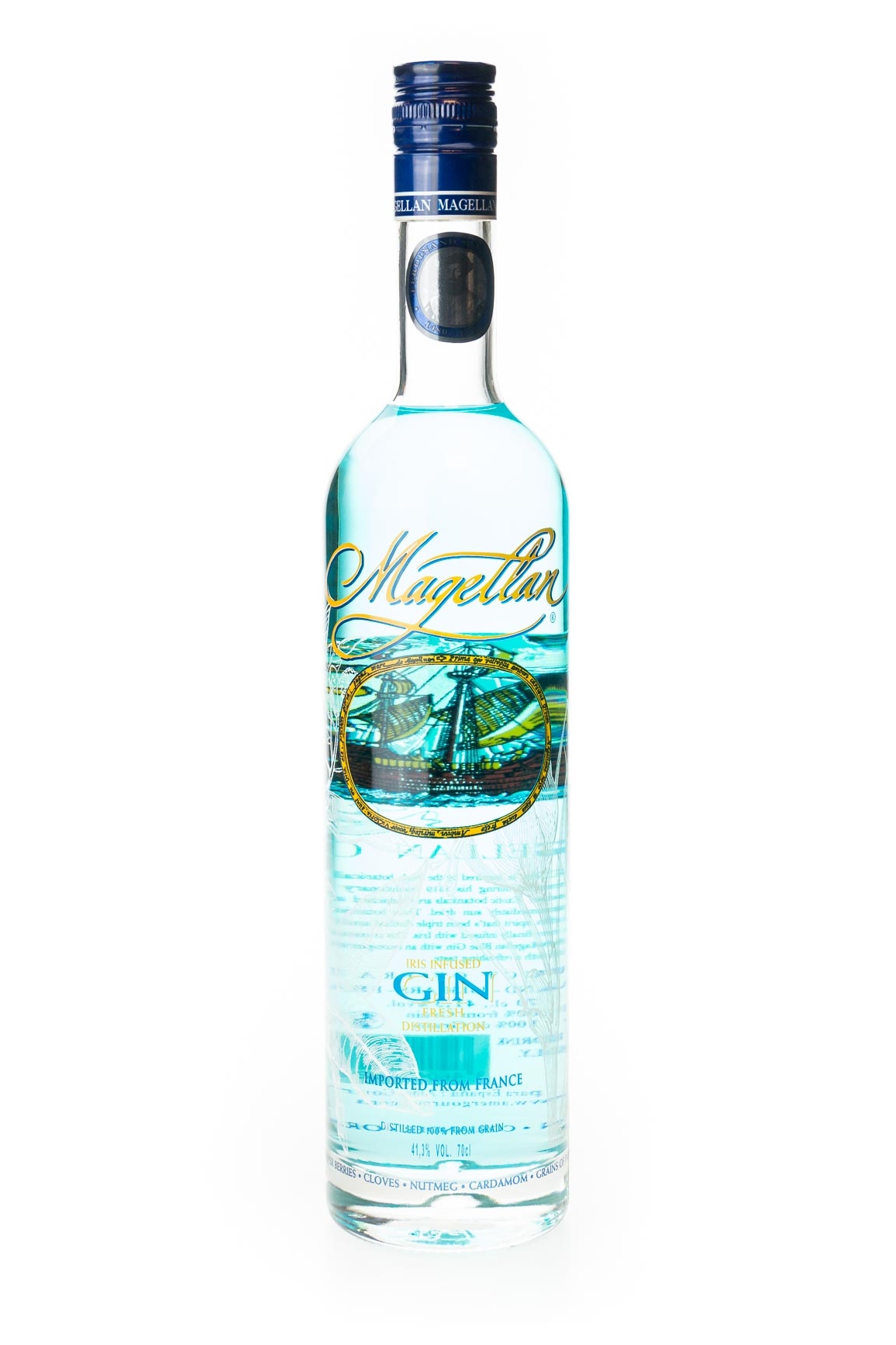 Magellan Blue Gin Iris Flavoured - 0,7L 44% vol