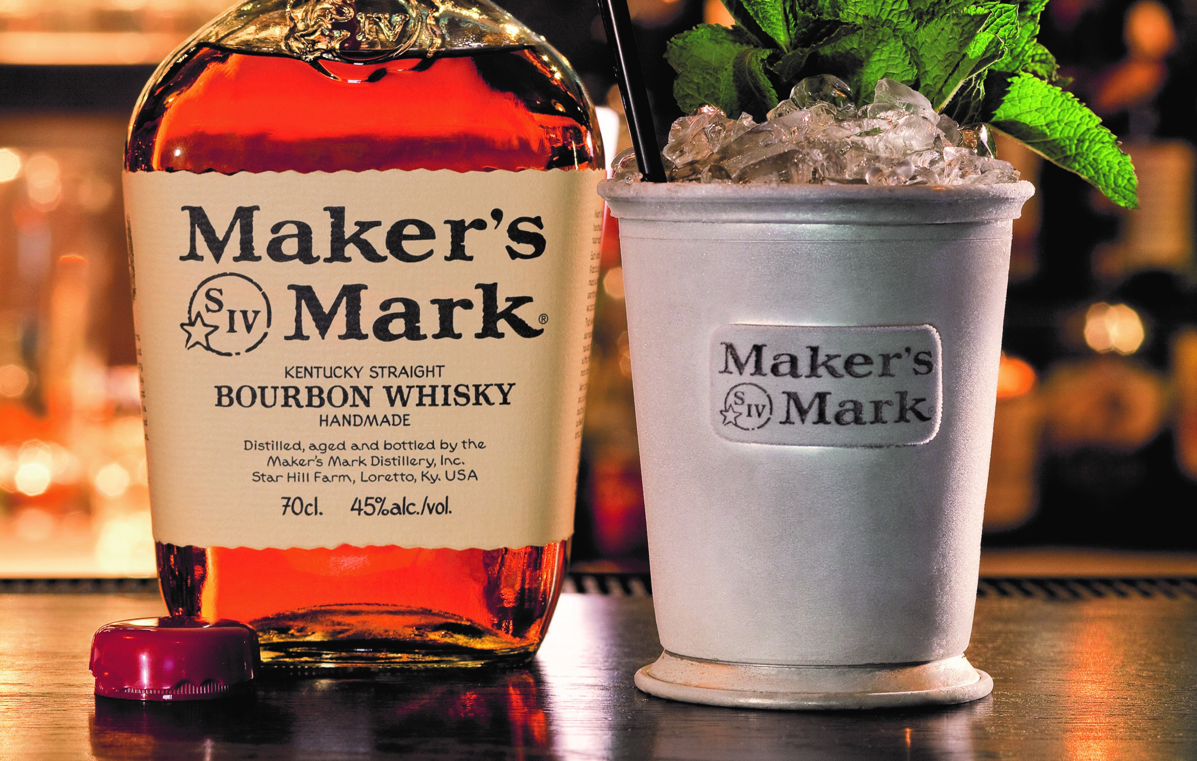 Makers Mark Bourbon Whisky - 0,7L 45% vol