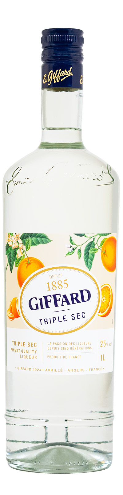 Giffard Triple Sec Likör - 1 Liter 25% vol