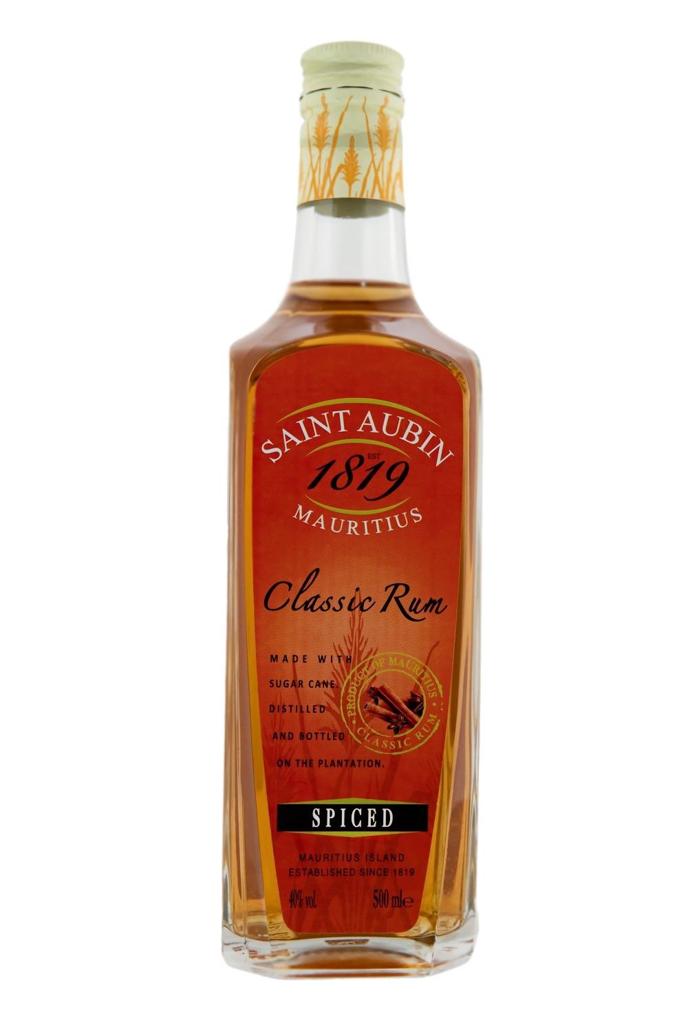 Saint Aubin Mauritius Spiced Rum - 0,5L 40% vol