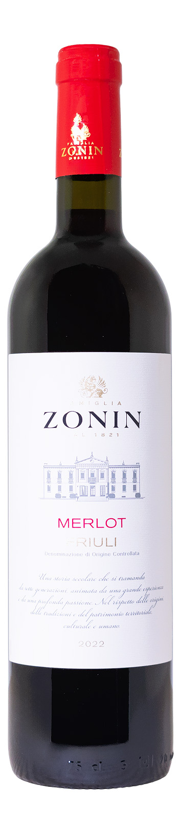 Zonin Classici Merlot DOC Friuli Aquileia - 0,75L 13% vol