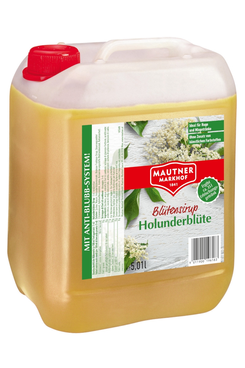 Mautner Holunderblüte Sirup Kanister - 5L