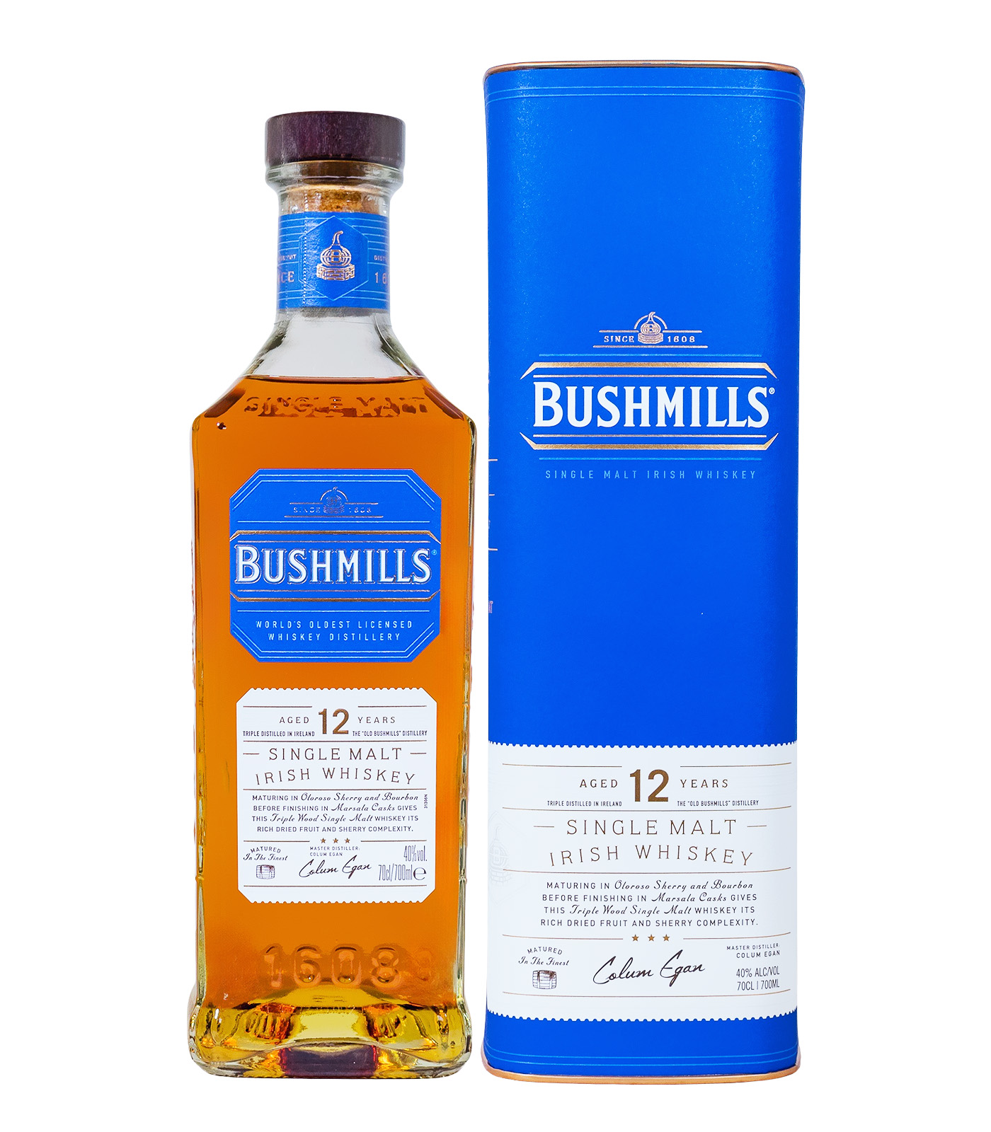 Bushmills 12 Jahre Three Woods - 0,7L 40% vol