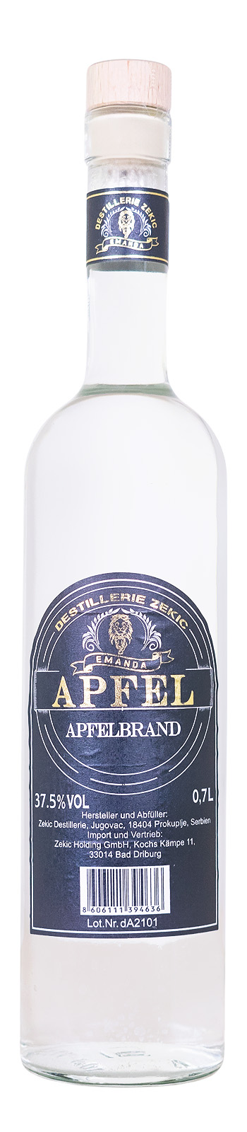 Emanda Apfelbrand Jabukovaca Cutura-Flasche - 0,7L 37,5% vol