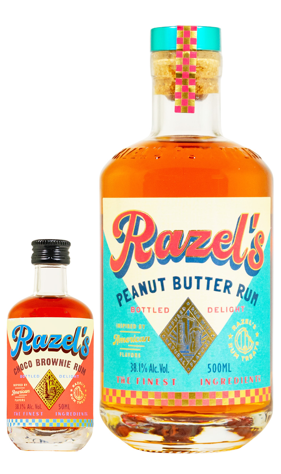 Razels Peanut Butter Rum mit Miniatur - 0,55L 38,1% vol