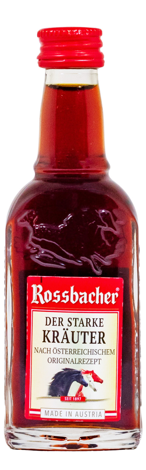 Rossbacher Der Starke Kräuter - 0,04L 32% vol