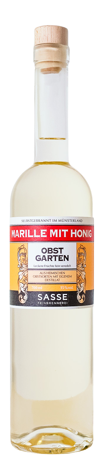 Sasse Marille mit Honig Obstgarten - 0,7L 35% vol