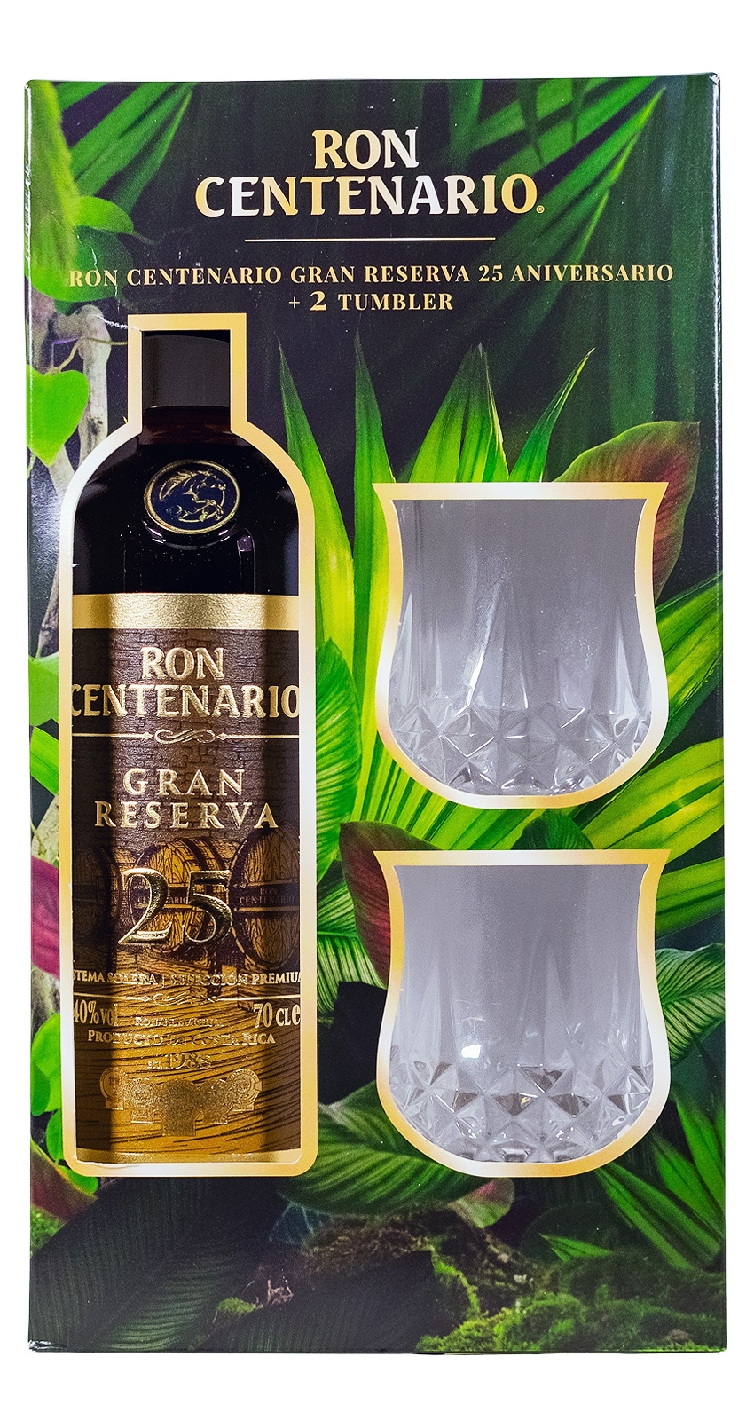 Ron Centenario 25 Geschenkset - 0,7L 40% vol