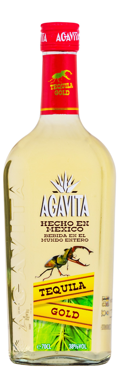 Agavita Tequila Gold - 0,7L 38% vol