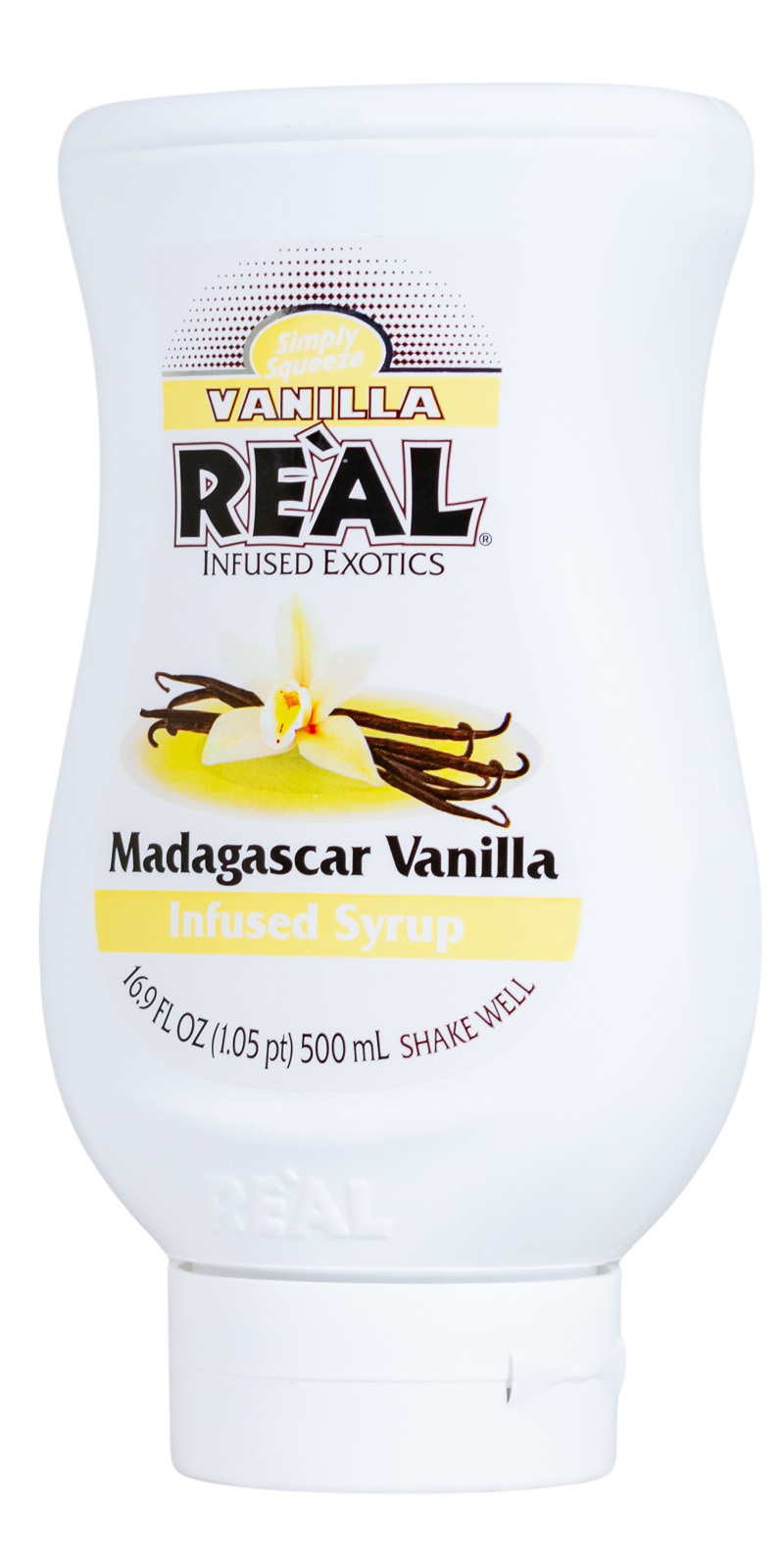 Real Madagascar Vanilla Sirup mit Vanilleextrakt - 0,5L