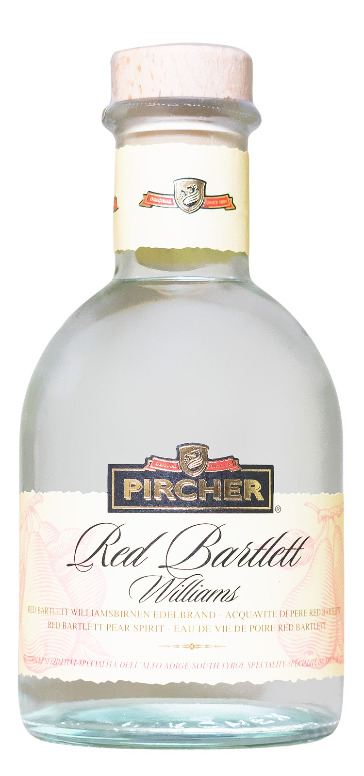 Pircher Williams Red Bartlett Südtiroler Birnenbrand - 0,7L 40% vol