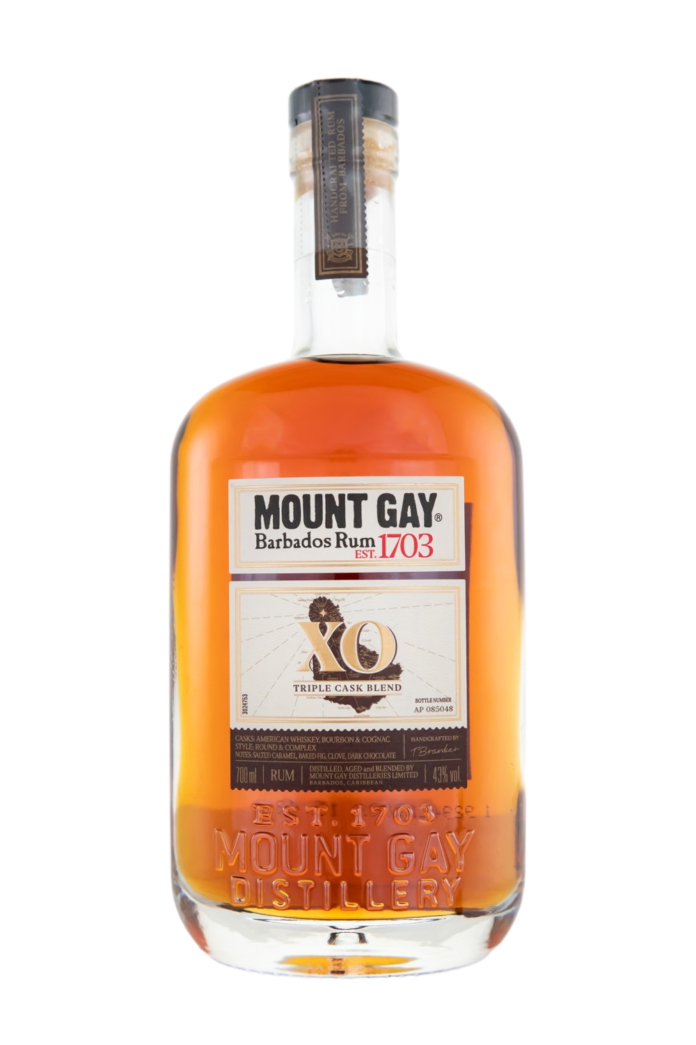 Mount Gay XO Rum - 0,7L 43% vol