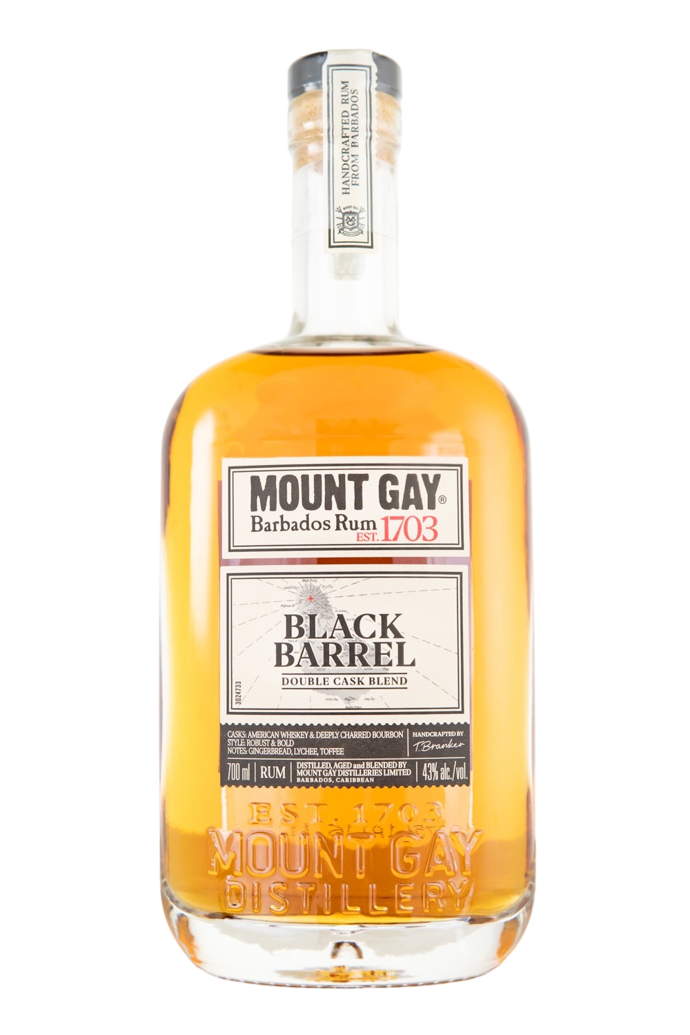 Mount Gay Black Barrel Rum - 0,7L 43% vol