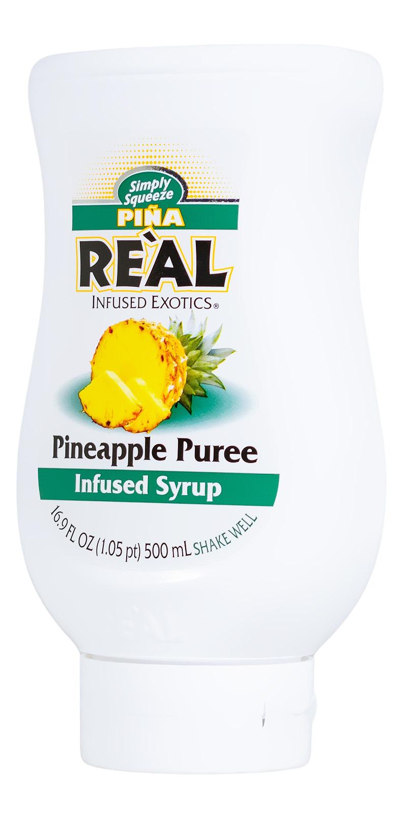 Real Pineapple Sirup mit Ananaspüree - 0,5L