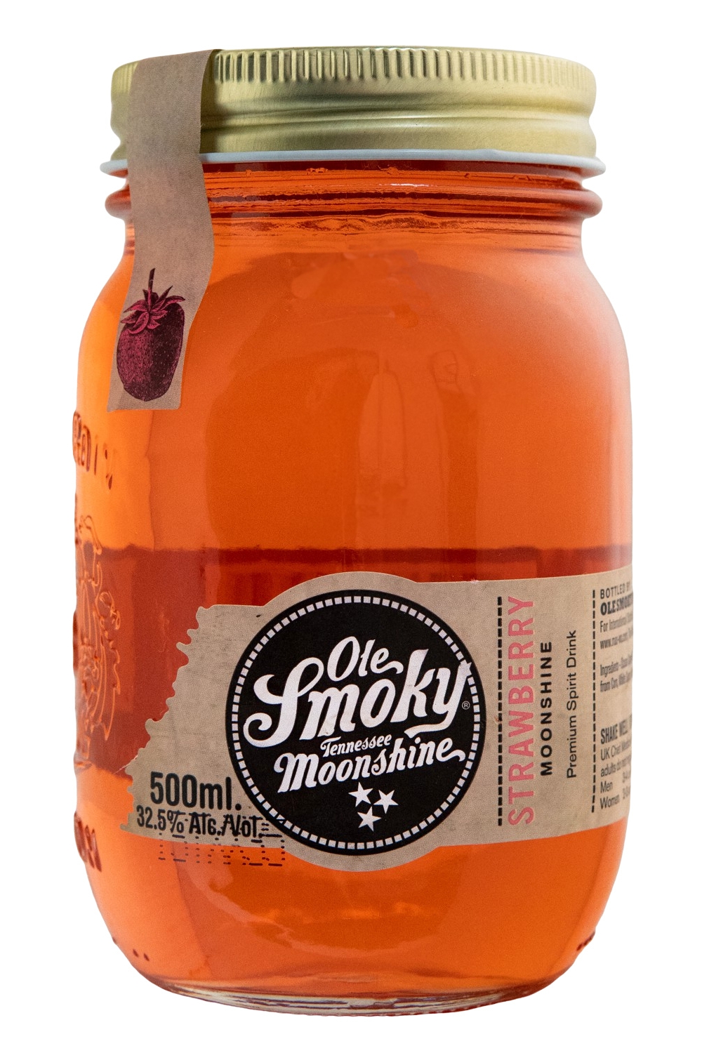 Ole Smoky Strawberry Moonshine - 0,5L 32,5% vol