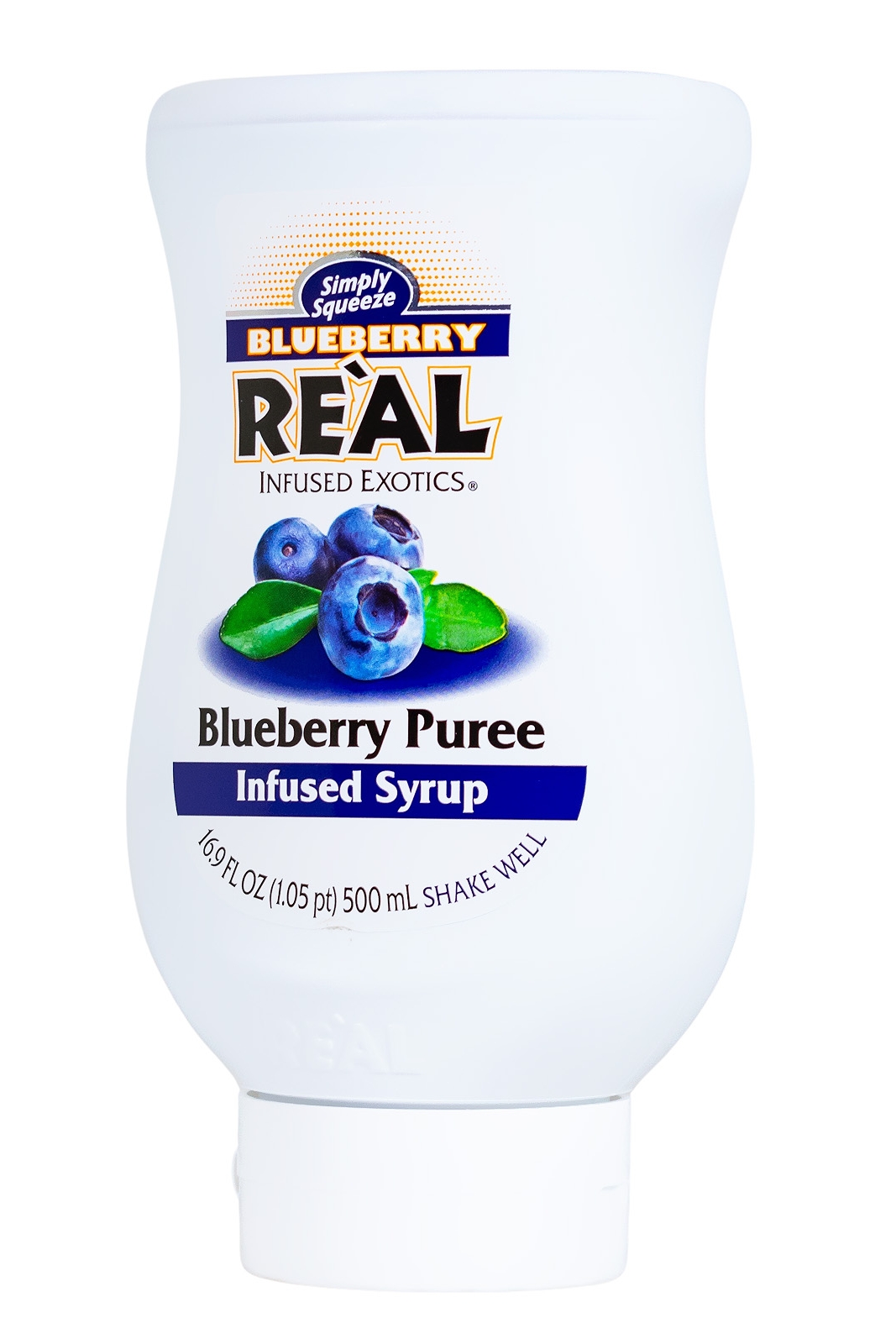 Real Blueberry Sirup mit Blaubeerpüree - 0,5L