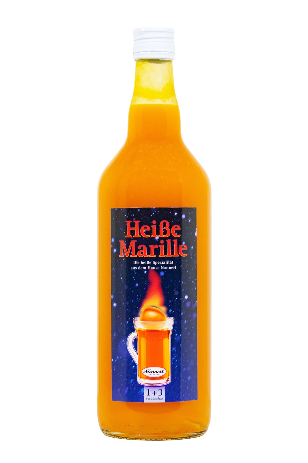 Nannerl Heiße Marille Spirituose - 1 Liter 18% vol