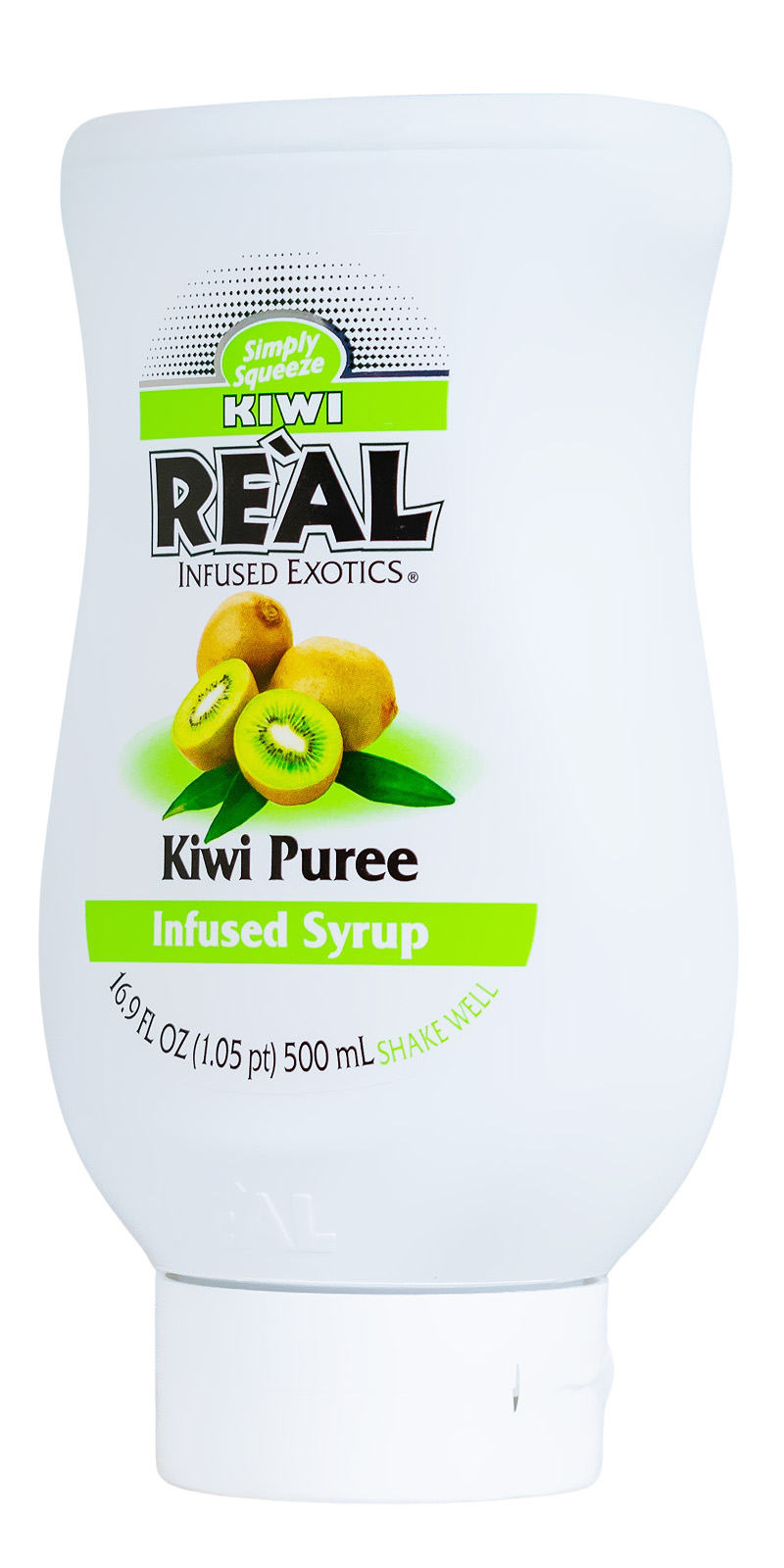 Real Kiwi Sirup mit Kiwipüree - 0,5L