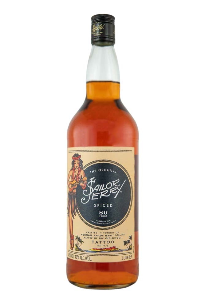 Sailor Jerry Spiced Spirituose - 1 Liter 40% vol