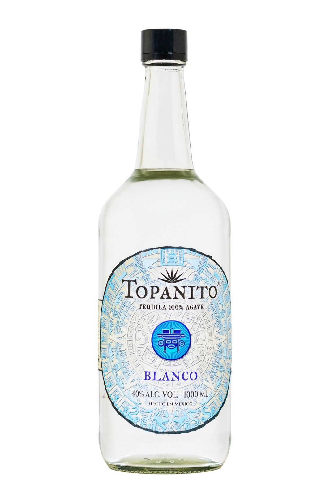 Topanito Blanco 100% Agave Tequila - 1 Liter 40% vol