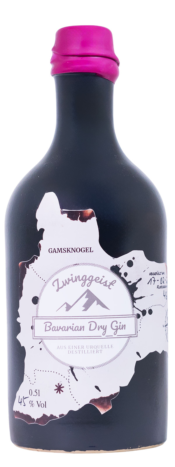 Gamsknogel Bavarian Dry Gin - 0,5L 45% vol