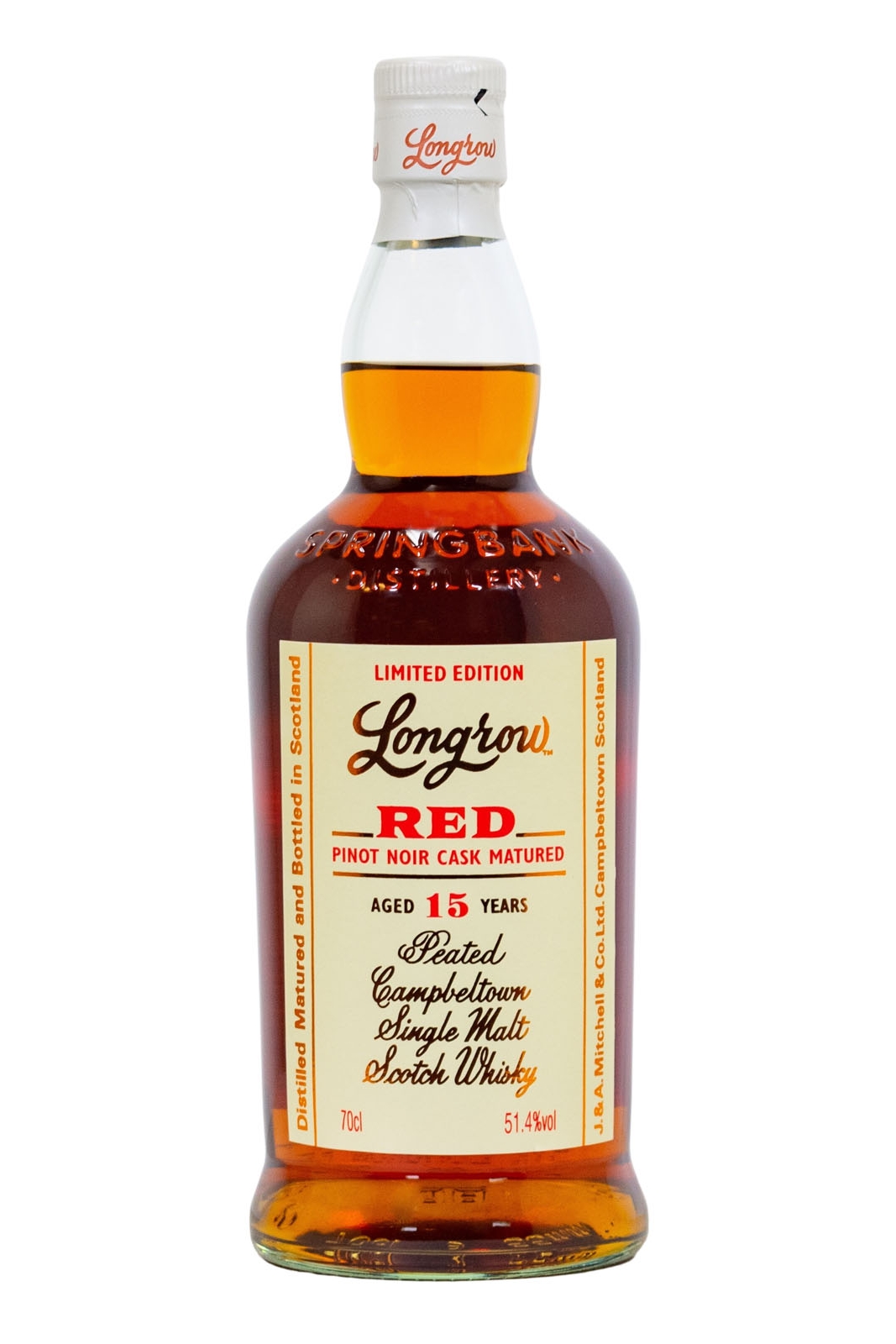 Longrow Red 15 Jahre - 0,7L 51,4% vol