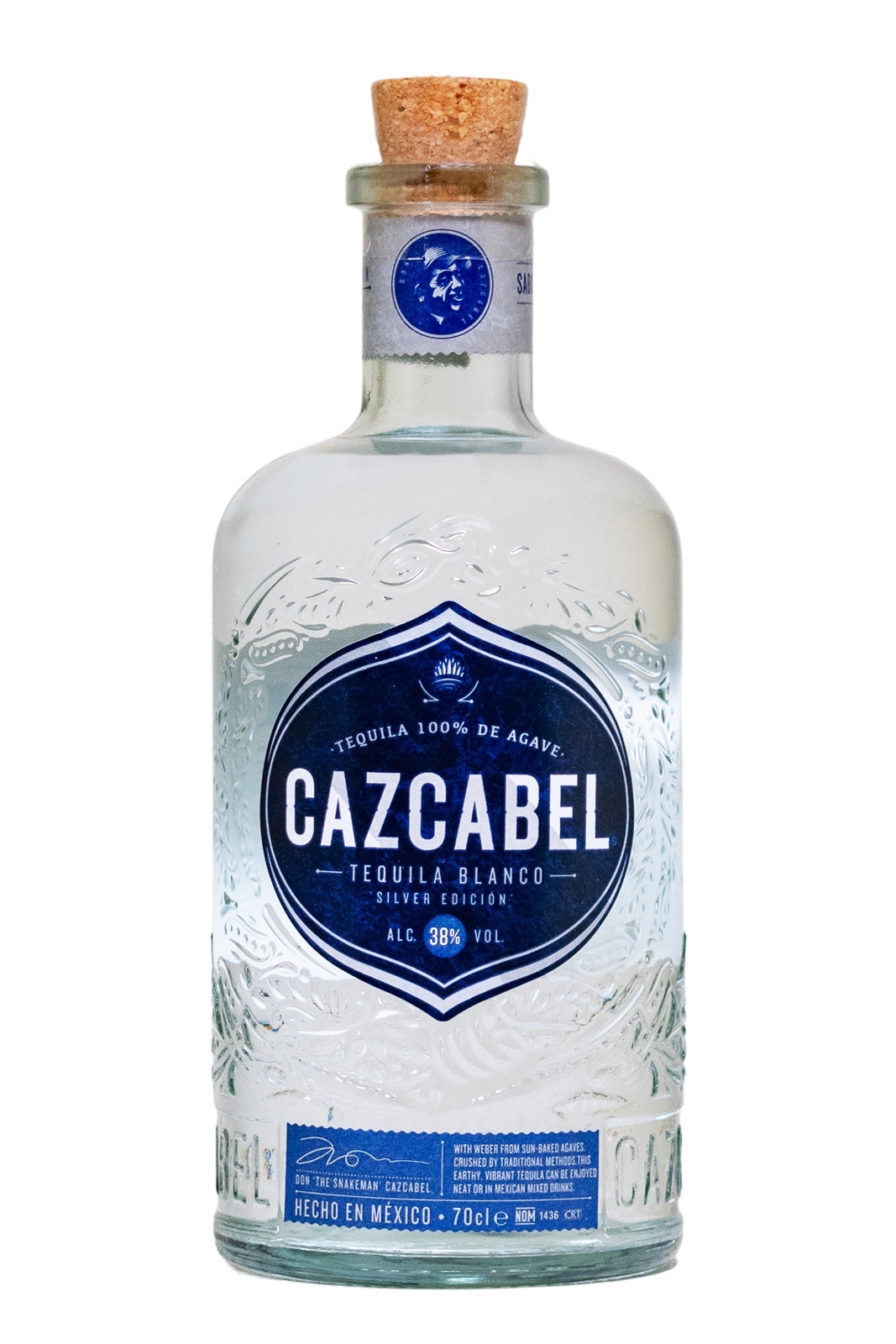 Cazcabel Tequila Blanco - 0,7L 38% vol