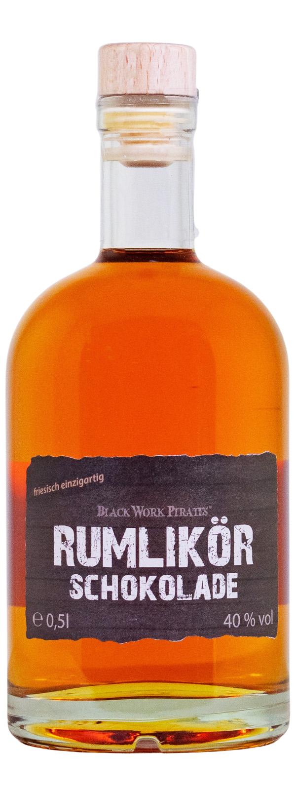 Black Work Pirates Rumlikör Schokolade - 0,5L 40% vol