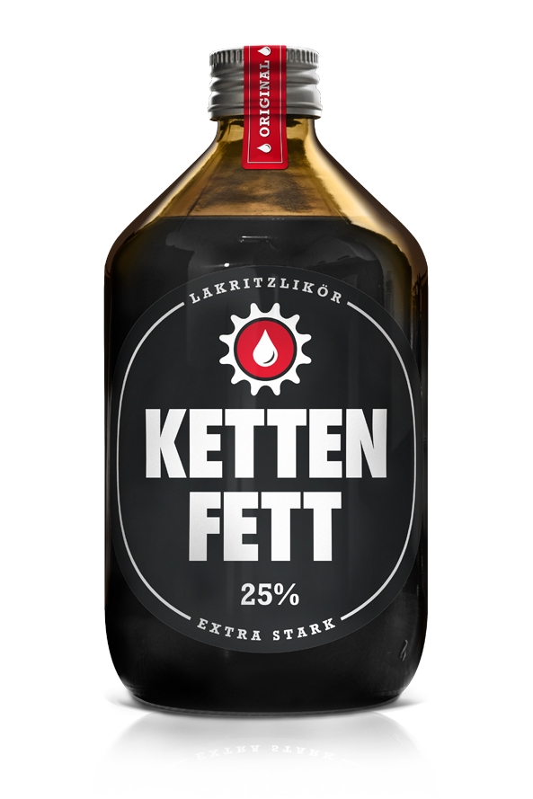 Kettenfett Lakritzlikör - 0,5L 25% vol