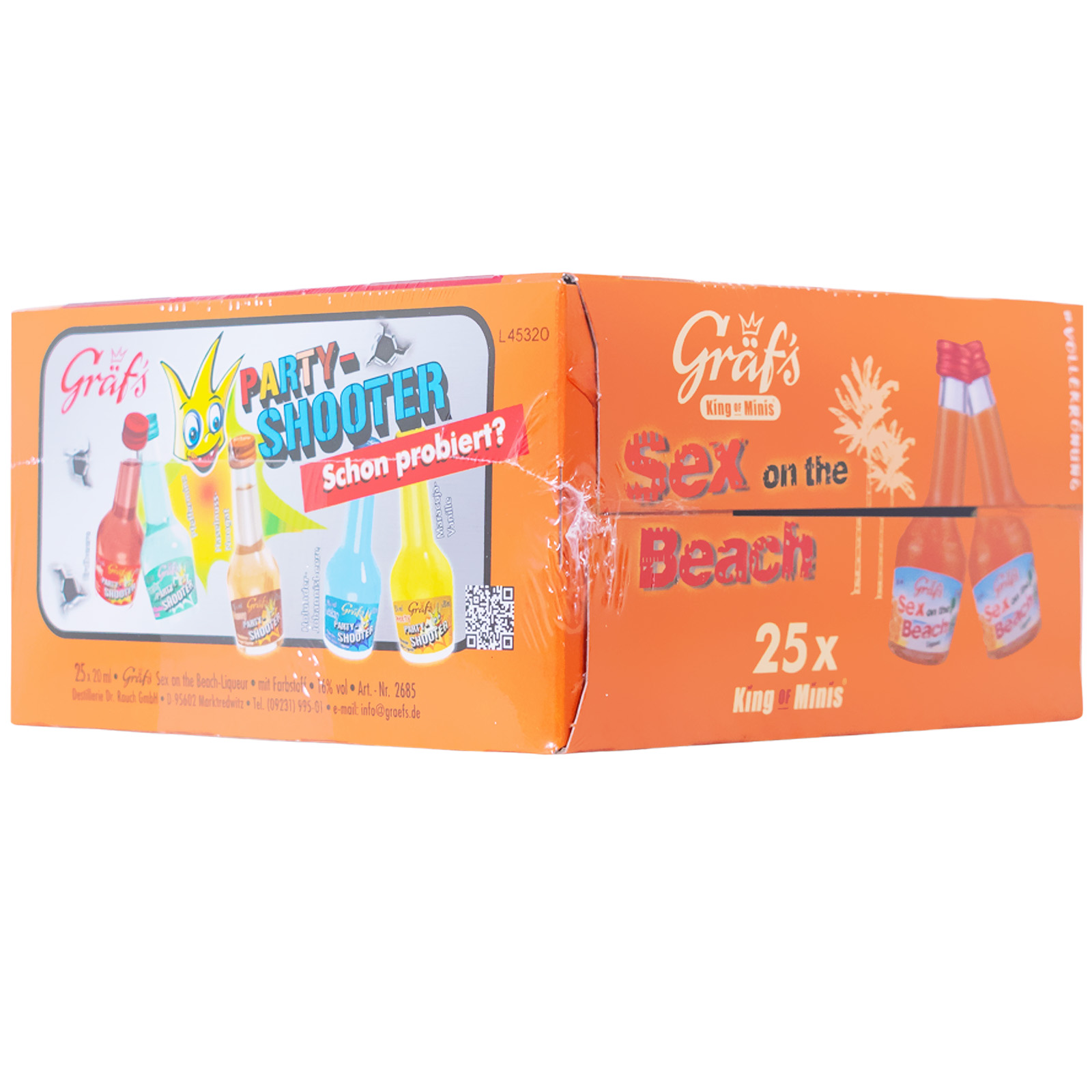 Paket [25 x 0,02L] Gräfs Sex on the Beach - 0,5L 16% vol