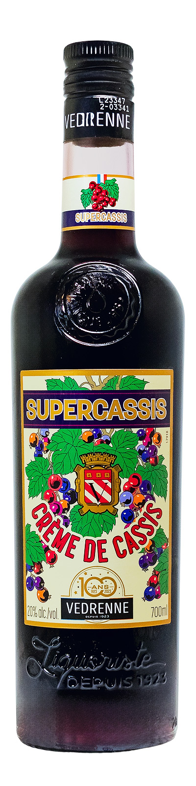 Vedrenne Supercassis Creme de Cassis - 0,7L 20% vol