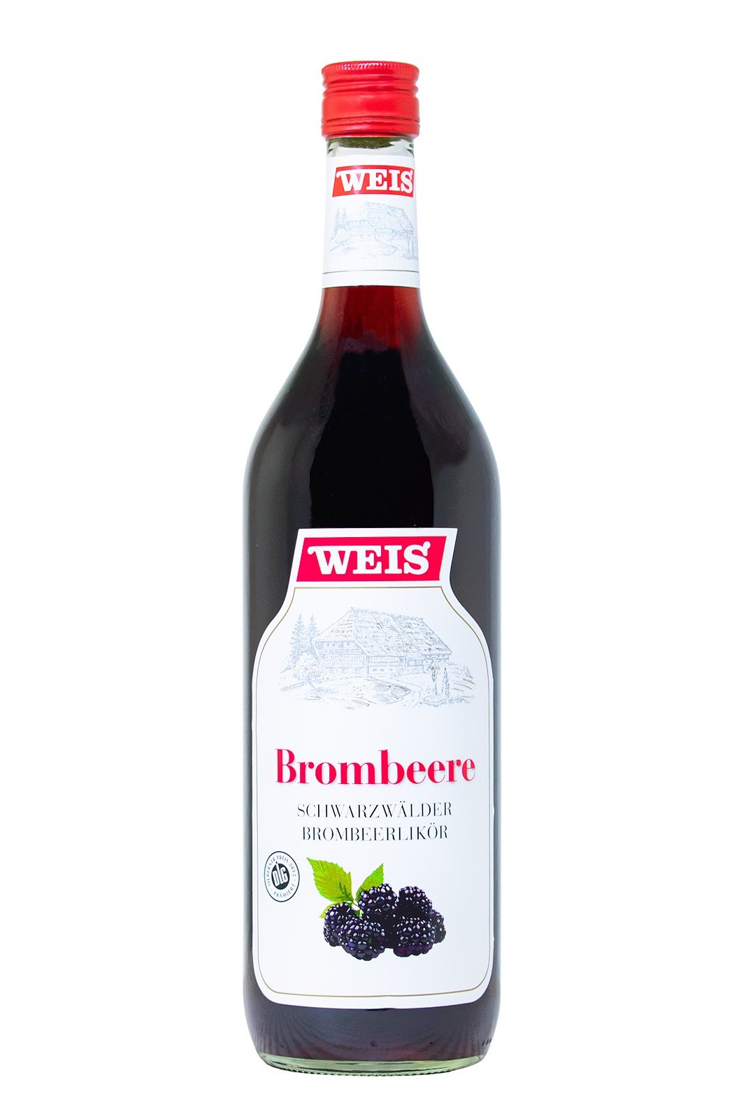 Weis Schwarzwälder Brombeere Likör - 1 Liter 20% vol