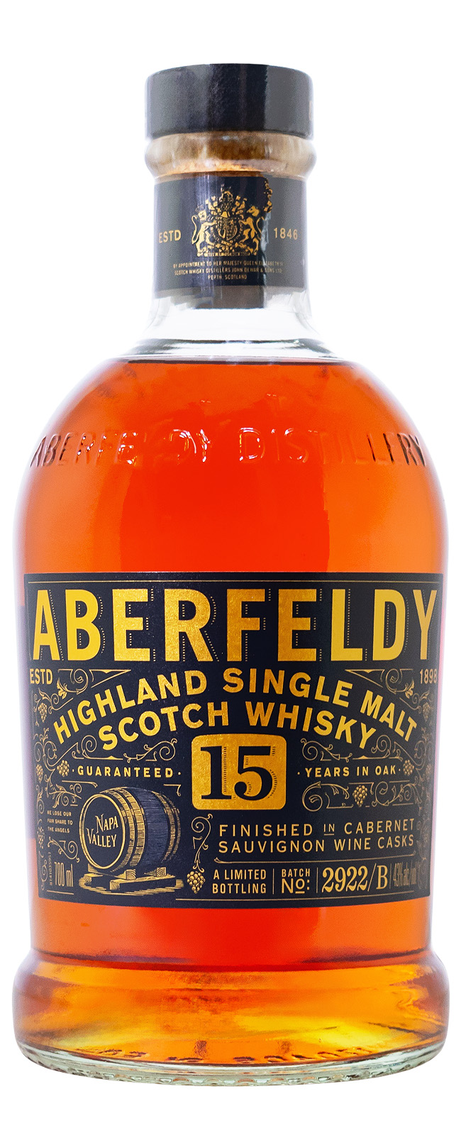 Aberfeldy 15 Jahre Napa Valley - 0,7L 43% vol