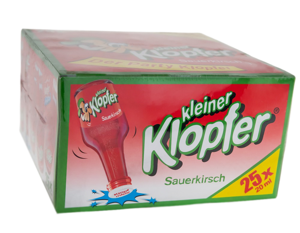 Paket [25 x 0,02L] Kleiner Klopfer Sauerkirsch - 0,5L 16% vol