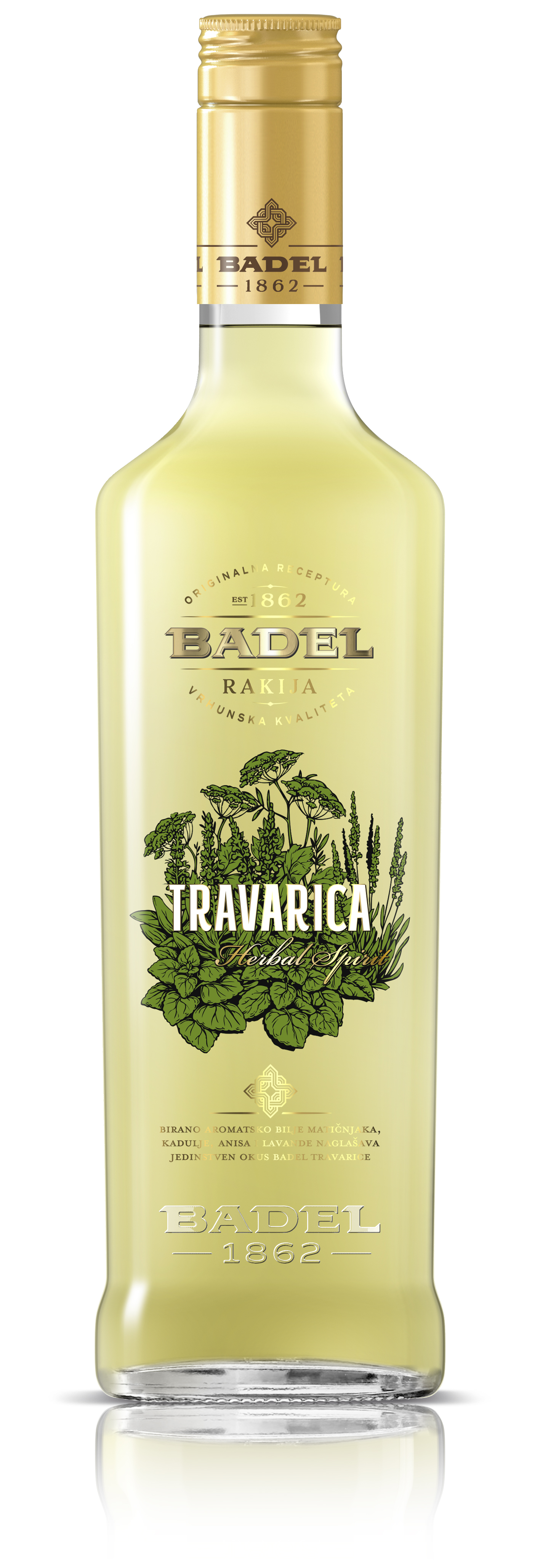 Badel Travarica Tresterbrand - 1 Liter 37,5% vol