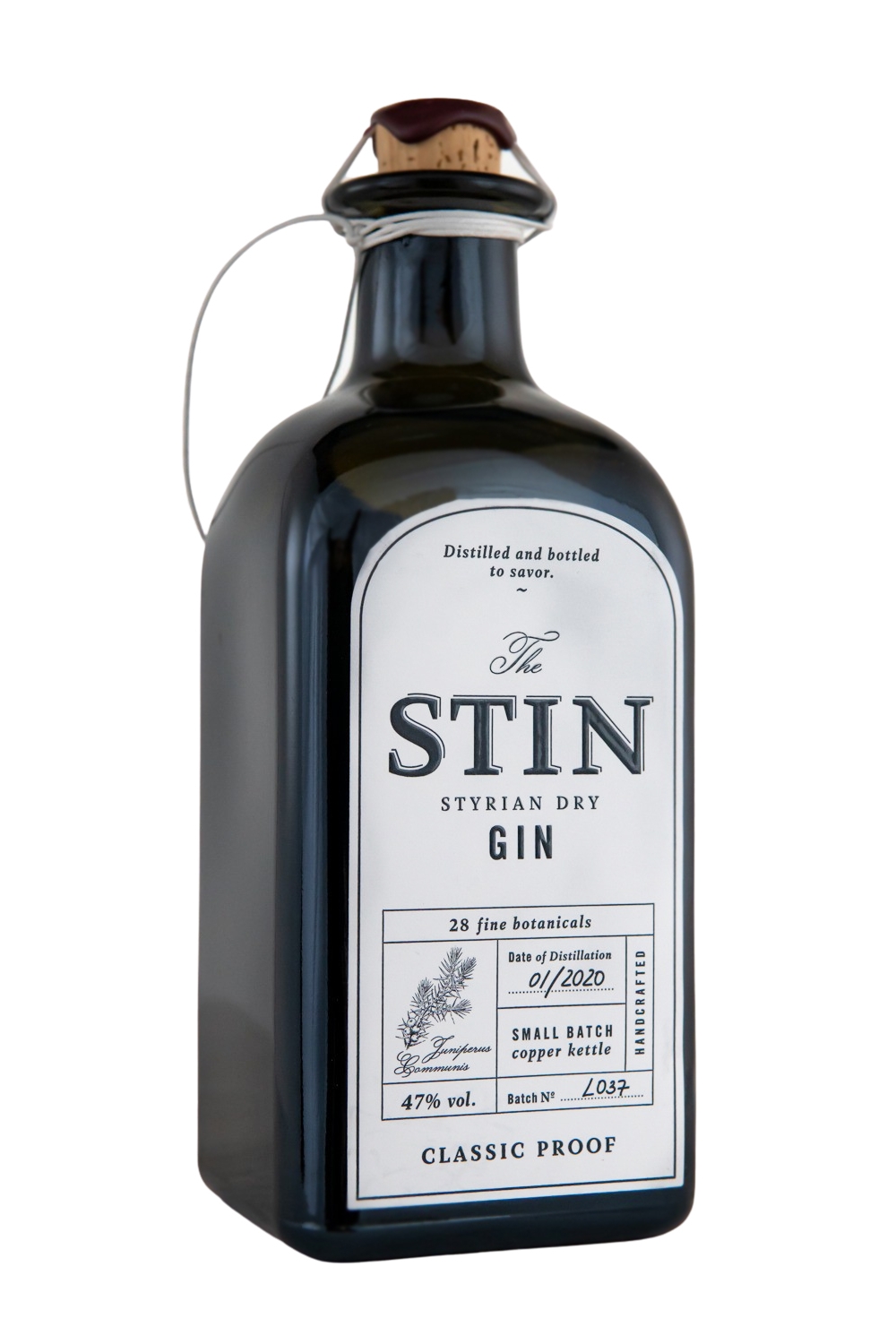 The STIN Styrian Dry Gin - 0,5L 47% vol