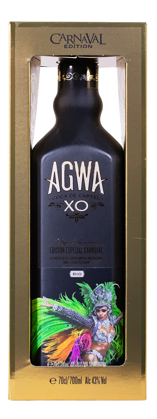 Agwa XO Coca de Cartel Likör - 0,7L 43% vol