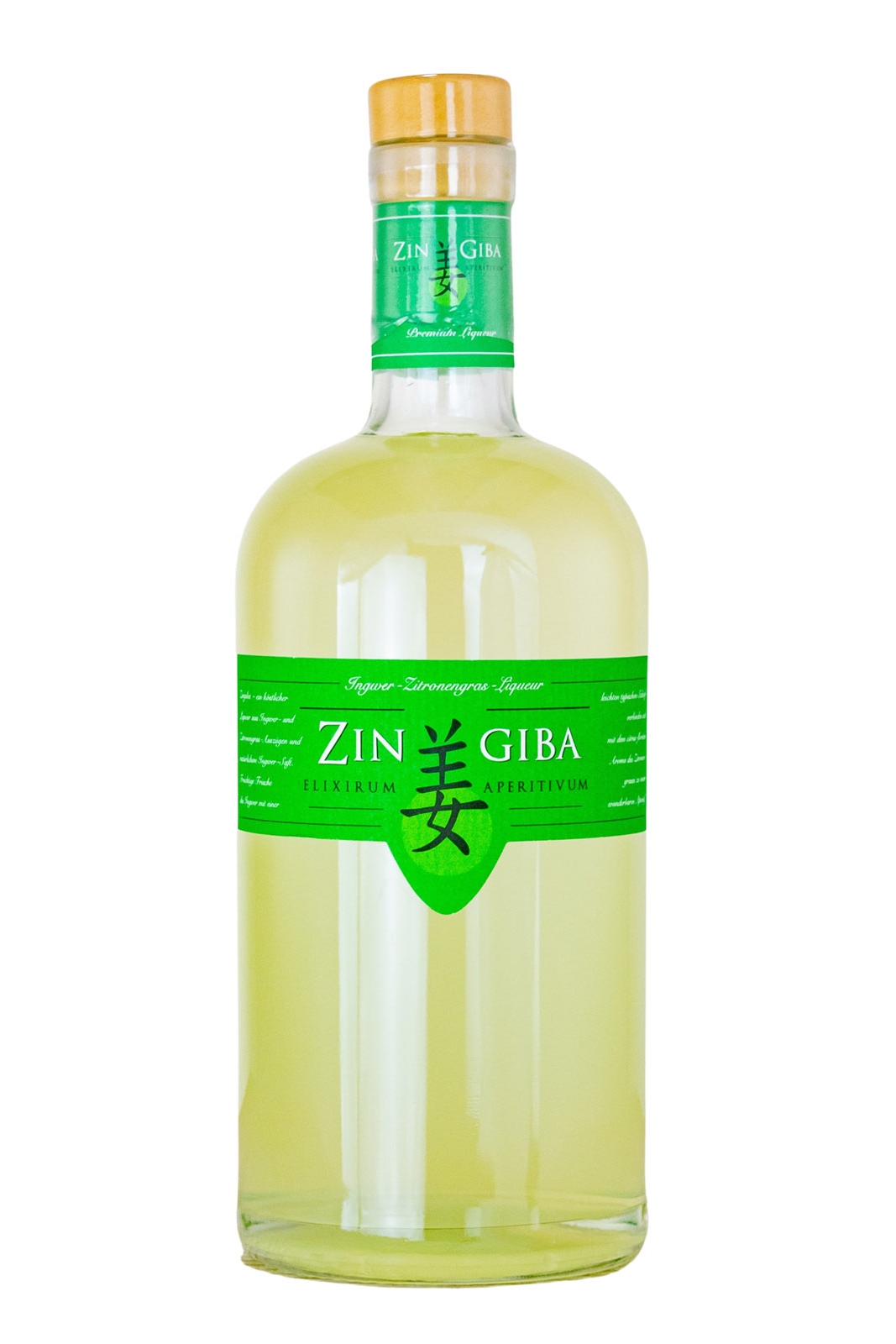 Krugmann Zingiba Ingwer-Zitronengras-Likör - 1 Liter 20% vol